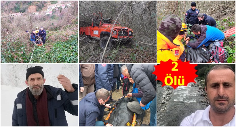 Kamyonet Uçuruma Yuvarlandı