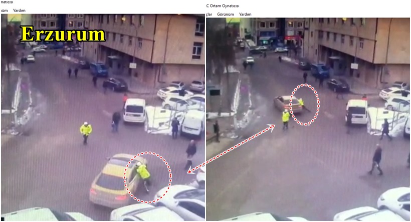 Aracıyla Polisi Sürükleyerek Kaçtı!