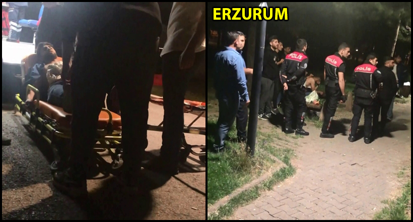 Bir Anda Bıçakla Saldırdı