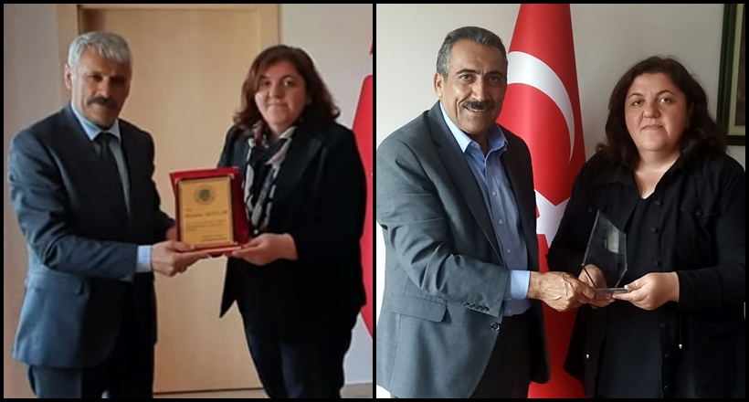 Bir Plaket de Göle Belediyesi’nden