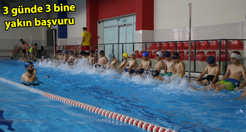 Aziziye’nin Yüzme Kurslarına Büyük İlgi