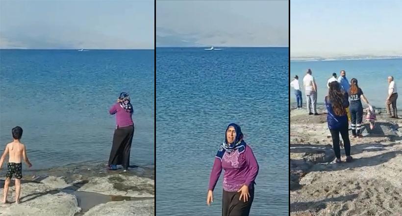Sürüklenen Çocuğu Jandarma Kurtardı