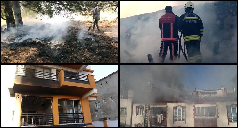 Yangınlar korkuttu