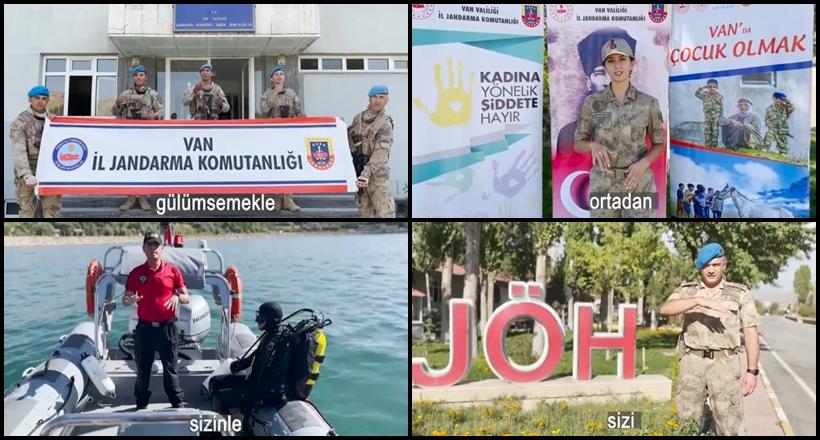 Jandarmadan İşitme Engellilere Özel Klip