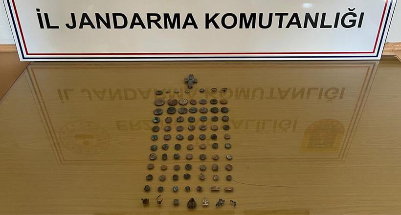 85 Tarihi Obje Ve Sikke Ele Geçirildi
