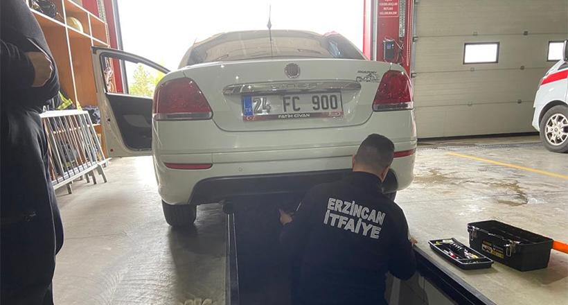 İtfaiyeden Kedi Operasyonu
