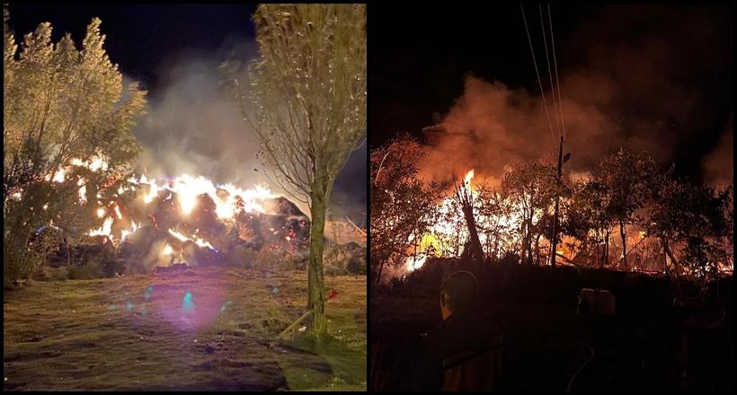 Erzurum ve Artvin’de Yangın