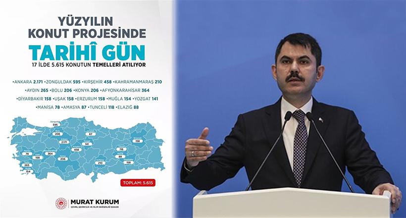 Erzurum ve 16 İlde Temel Atılacak