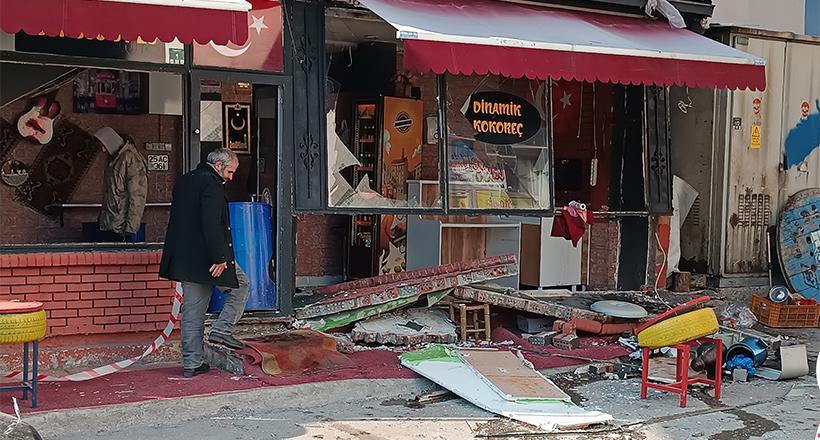 Erzurum'da Sızan Gaz Bomba Gibi Patladı