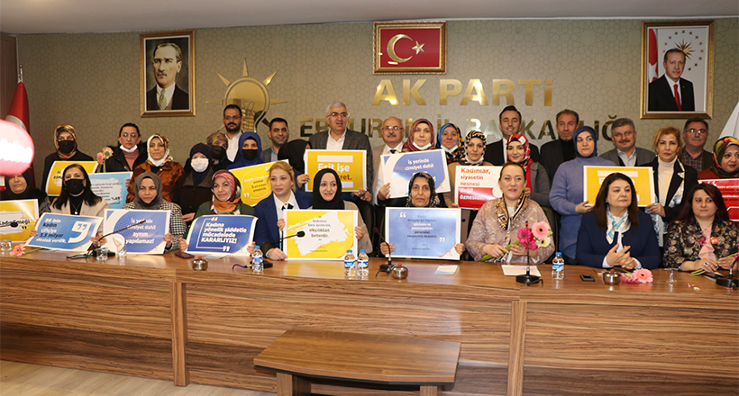 AK Parti’den Kadınlar Günü Kutlaması
