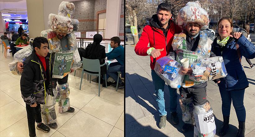 Çöp Adam Erzurum Sokaklarında