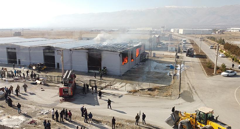 OSB’de yangın