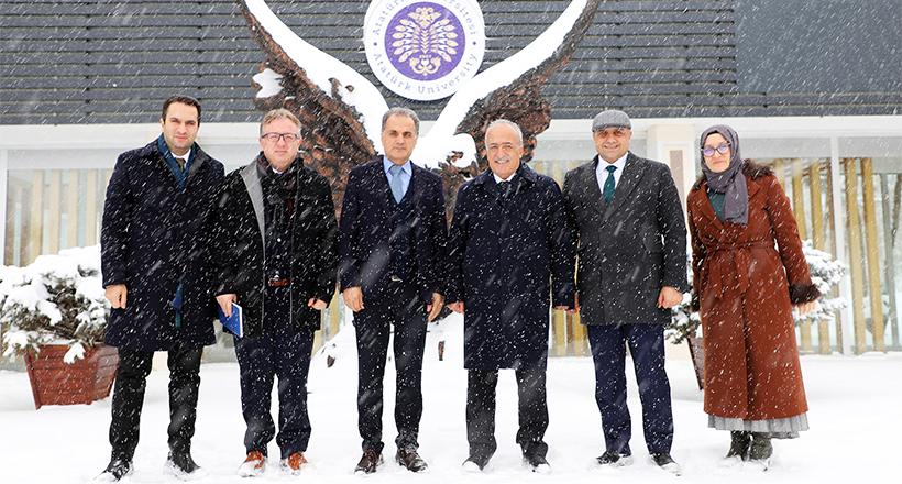 Atatürk Üniversitesine misafir oldular