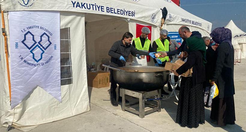 Yakutiye'den Hatay'a konteyner mahalle