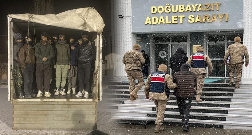Kamyon kasasında yakalandılar