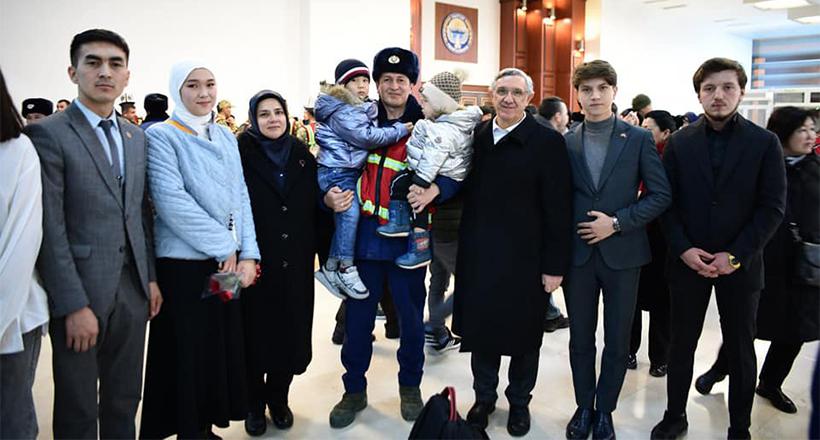 Kahramanlar karşılandı