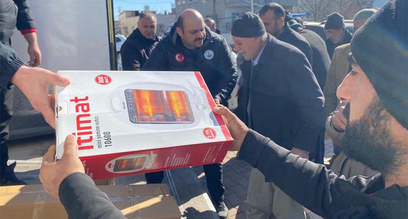 Aziziye Belediyesi deprem bölgesinde