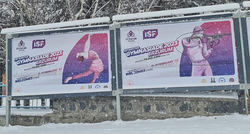 2023 Gymnasıade tanıtım afişleri görücüye çıktı