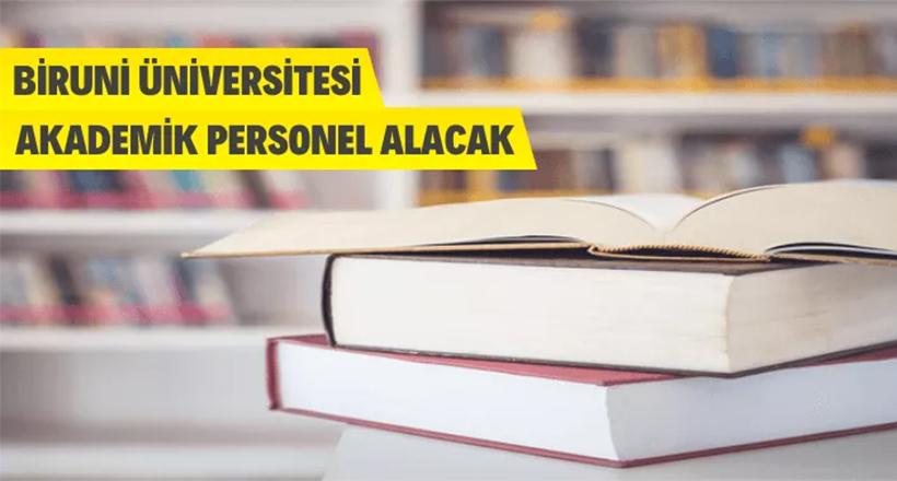 Biruni Üniversitesi Akademik Personel alacak