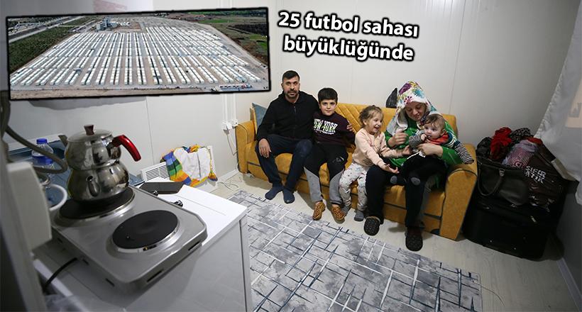Konteyner kentte hayat başladı