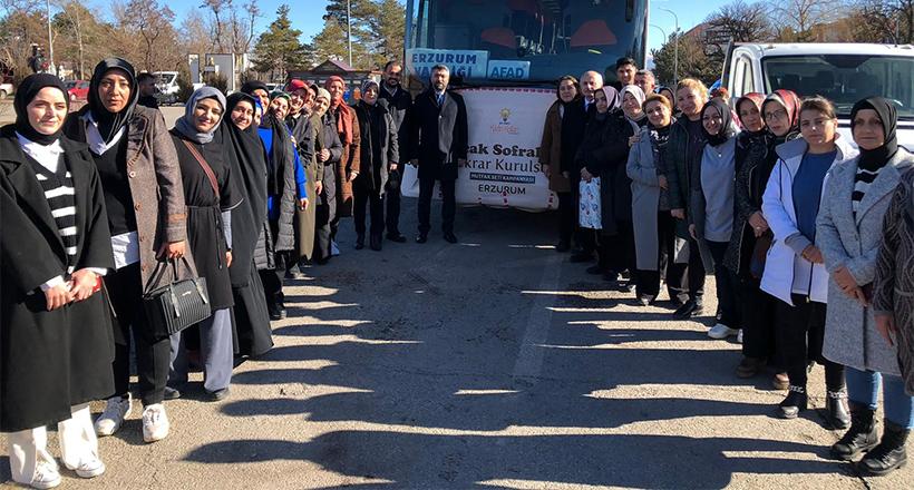 Deprem bölgesine mutfak seti