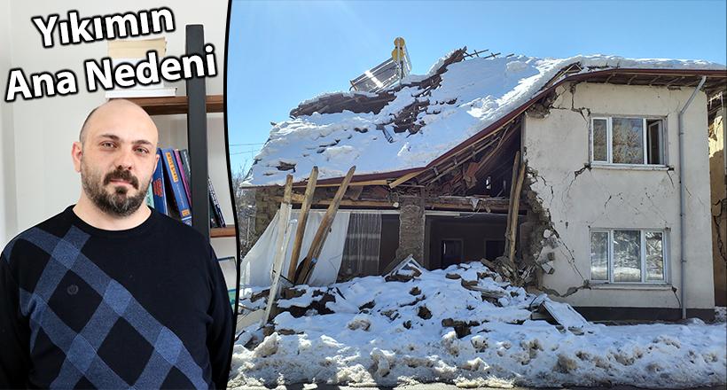 Kalitesiz beton, bodrumu olmayan bina