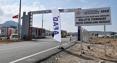 22 bin depremzede yerleştirildi