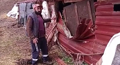 Ahıra giren ayı, tekeyi götürdü