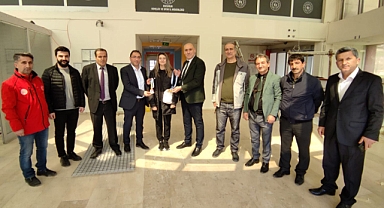 Atış Poligonu inşaatını şampiyonla gezdi