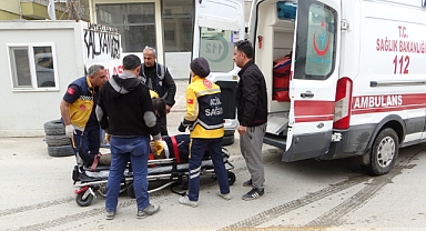 Cipin çarptığı yaya yaralandı