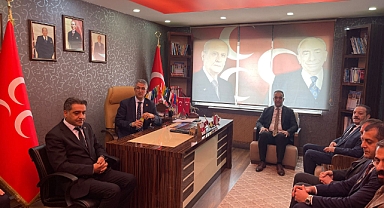 Erzurum MHP'de bayramlaşma devam ediyor