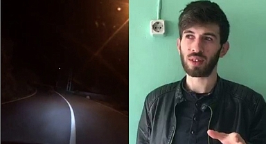 Köy yolunda rastladı, bir anda gözden kayboldu!