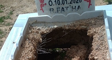 Mezarlar çöktü