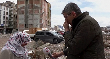 Muhabir canlı yayında gözyaşlarına boğuldu