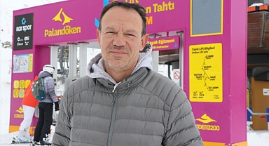 Palandöken Kayak Merkezi, 3 ayda yaklaşık 118 bin kişiyi ağırladı