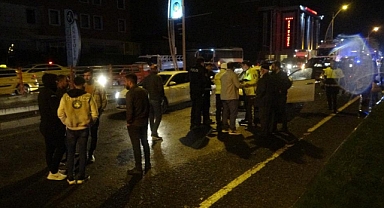 Zincirleme kaza: 6 araç birbirine girdi