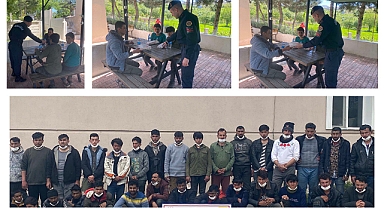 35 düzensiz göçmen yakalandı