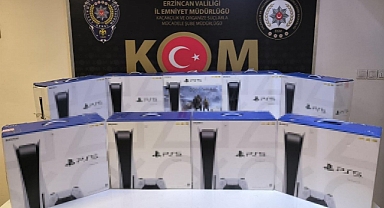 9 adet kaçak oyun konsolu ele geçirildi