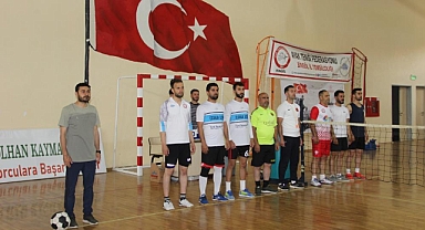 Afet bölgesi turnuvada yaşatıldı