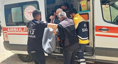 Ambulansla sandık başına geldi