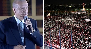 Cumhurbaşkanı Erdoğan'dan, seçim zaferi sonrası balkon konuşması !