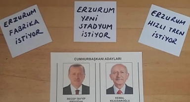 Dadaş mesajı sandıkta verdi!