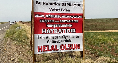 Depremzeden örnek davranış! Helal olsun!