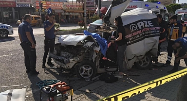 Freni  patlayan  tır  dehşet  saçtı!