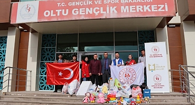 Gençlik merkezinden depremzede çocuklara 3 bin adet oyuncak