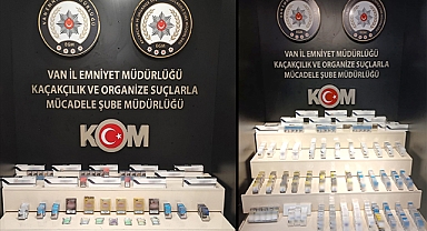 Gümrük kaçağı malzemeler ele geçirildi