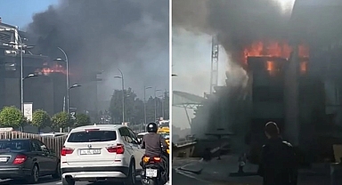 İstinye Park AVM'de yangın! Dumanlar gökyüzünü kapladı