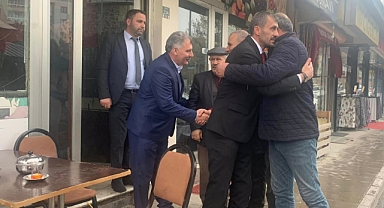 Meslektaşlarını ziyaret etti