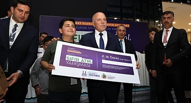 Minik çevreciler ödüllendirildi