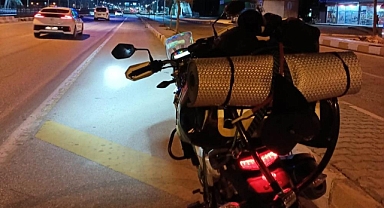 Motosikleti ile Türkiye'yi gezdi, hedefi dünya turu!